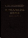 新疆维吾尔自治区第三次全国文物普查成果集成 克孜勒苏柯尔克孜自治州卷      2011年版         PDF电子版下载